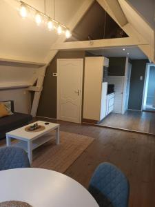 attic apartment in the center