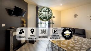 Appartements Les Suites du Jardin 4 - L-irresistible - Hypercentre : Appartement 1 Chambre