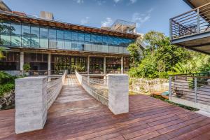 Classy 1BR on Private Cenote Big Gym Roof Pool