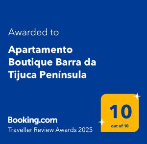 Apartamento Boutique Barra da Tijuca Península