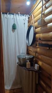 Cabaña el atardecer