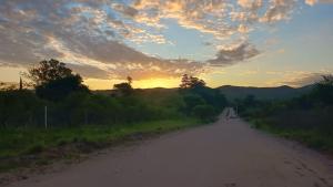 Cabaña el atardecer