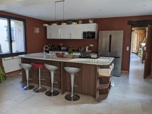 Villas Propriete en pleine nature,grands espaces,, Perigord Noir, piscine chauffee, climatisation,wifi : photos des chambres