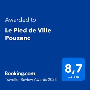 Appartements Le Pied de Ville Pouzenc : Appartement 2 Chambres