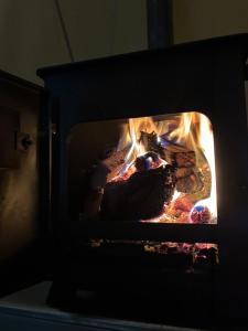 Cozy Hot Tent with Log Burner & Hot Tub Right Tent