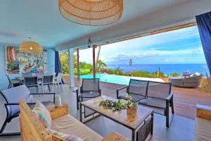 Villa Alcazar - climatisée avec piscine, vue mer - Filaos