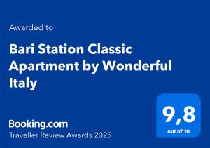 Bari Station Classic Apartment by Wonderful Italy