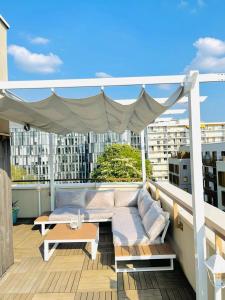 Appartements Superbe Appartement ,Terrasse avec climatisation et parking payants : photos des chambres