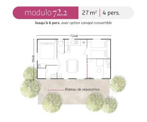 Campings Camping Beau Rivage : Mobile Home