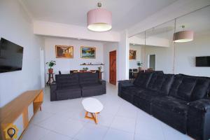 Apartamento com vista espetacular p 9 pessoas, frente mar, próximo ao metrô.