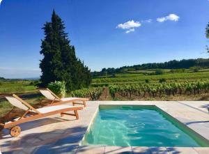 Domaine au Cœur des Vignes, Piscine privée, Nature et repos