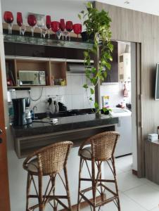 Vista mar na Praia de Itaparica