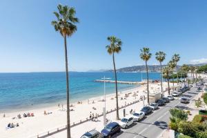 Juan les pins vue sur la mer