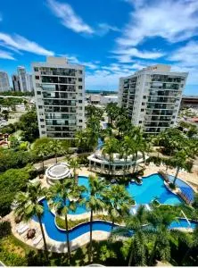 Barra Family Resort com piscina e spa, 2 quartos - Restinga de Itapeba