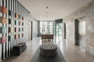 Cozy Bed in mixed room