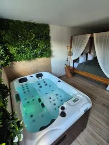 Le Cocoon - Jacuzzi, Sauna et Piscine privée - Serres
