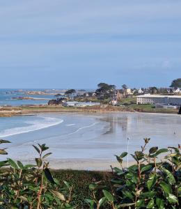 Appartements Grand LARGE FACE A LA PLAGE TRESTEL : photos des chambres