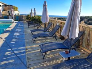 Appartements cote et mer - appartement haut standing dans villa avec piscine et vue mer : photos des chambres