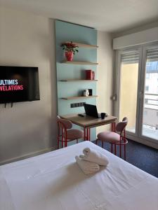 Appart'hotels Appart'Hotel Laureades Clermont-Ferrand Centre Jaude : photos des chambres