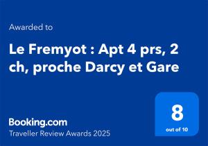 Le Fremyot - Appartement 2 chambres - Gare & Darcy - Netflix