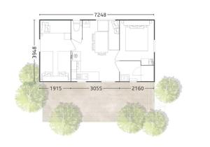 Campings Camping 3 etoiles - Piscine - ccafbhe : Mobile Home 7