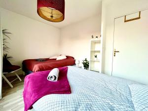 BnGo I Immense RoofTop Lyon I 2 chambres, 4 places parkings, 2 immenses terrasses, 8 personnes