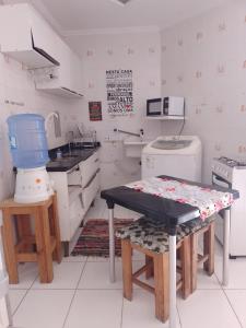 Apartamento mobiliado na praia