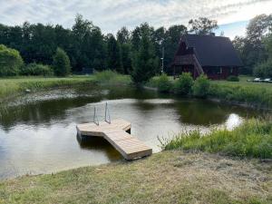 Holidayhouse with sauna and pond Leesoja puhkemaja