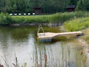 Holidayhouse with sauna and pond Leesoja puhkemaja