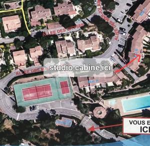 Appartement vue mer clim 4 personnes résidence boulouris Panorama