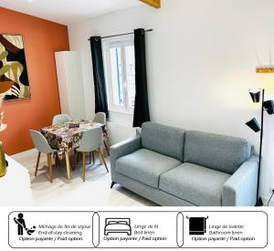 Appartements Saint-Gilles-Croix-de-Vie, Charmant 2 pieces 'O GITE' : Appartement 1 Chambre