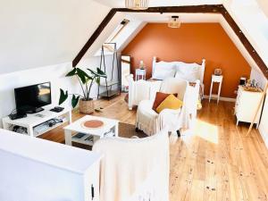 Appartements Petit loft de charme en centre Bretagne : photos des chambres