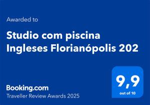 Studio com piscina Ingleses Florianópolis 202