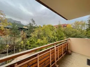 Studio confortable 4 pers, accès pistes, terrasse - FR-1-804-48