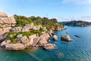 Maisons de vacances Evasion aux Caraibes Bretonnes - Votre havre de paix a Perros Guirec : photos des chambres