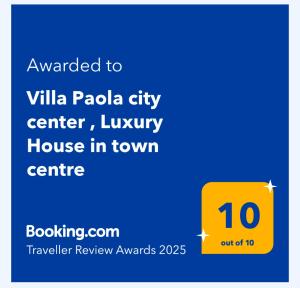 Villa Paola city center , Luxury House in town centre
