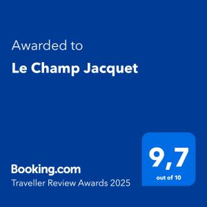 Le Champ Jacquet