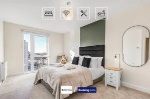 1 Bed Apt, Luxury Balcony By Capital Retreats Short Lets & Serviced Accommodation in Colindale With Free WiFi - 亨顿