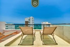 Amazing Studio with Rooftop Pool with Bay View - Bucerías