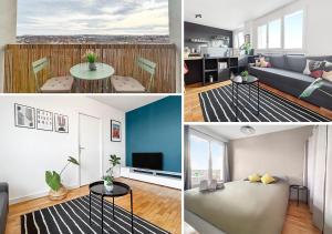 Cozy flat balcony panoramic view 5m metro B