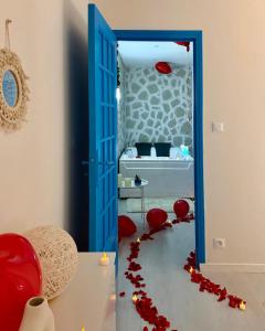 Appartements Evasion Santorin - Jacuzzi & Relax : photos des chambres