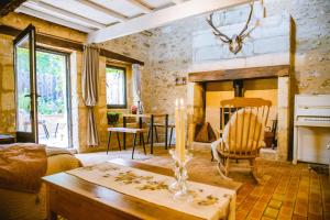 Sejours a la campagne Gite romantique avec Sauna, Spa, Home cinema -La Closerie du Biard- : photos des chambres