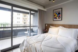 BHaus Jardins On Augusta - Studio Premium com Varanda - Piscina - Academia - Lavanderia - Coworking - Ao lado da Oscar Freire - ag52