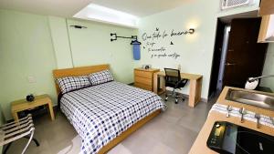 A06 Premium Suite WHITE Cocina Terraza Companies Work Teams 1-2 PAX