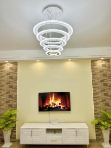 luxury elegant furnished apartment with children playing ground, relaxing rooftop with amazing city views, ample parking space and proximity to major shopping malls