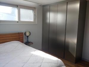 Between the olive trees