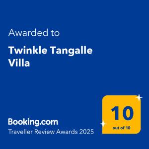 Twinkle Tangalle Villa