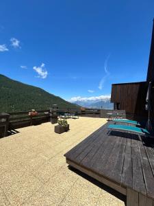 Studio 4 personnes les Orres vue sur le lac