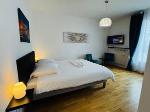 Centre-ville, parking facile,confortable