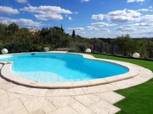 Belle villa piscine campagne au calme - Laurens